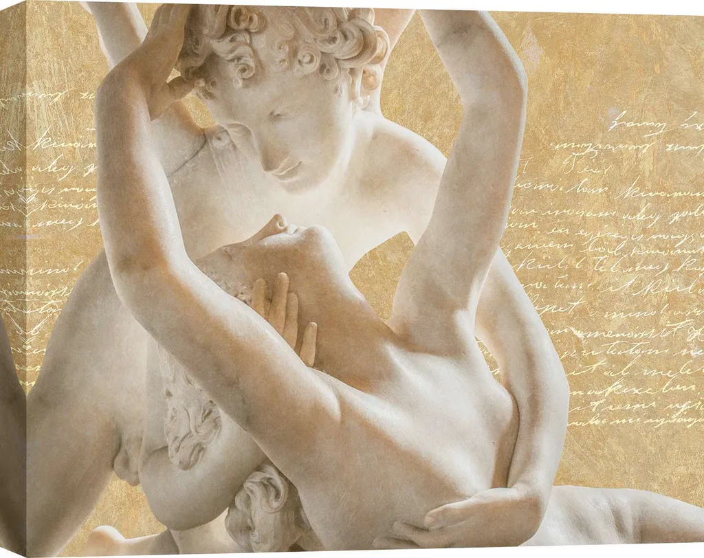 Tableau Amour pour décoration chambre romantique Steven Hill 80x60cm