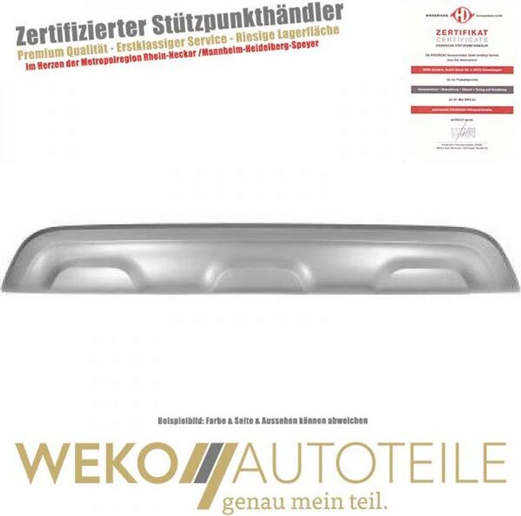 Blende Stoßstange hinten DIEDERICHS 4406268 für RENAULT