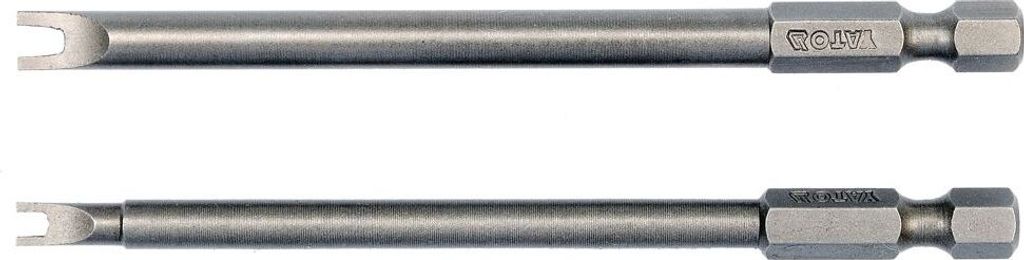 YATO Sada bitů 1/4" 2 ks profil : L=100 mm #6, #10 YT-0499 Obrázek produktu 