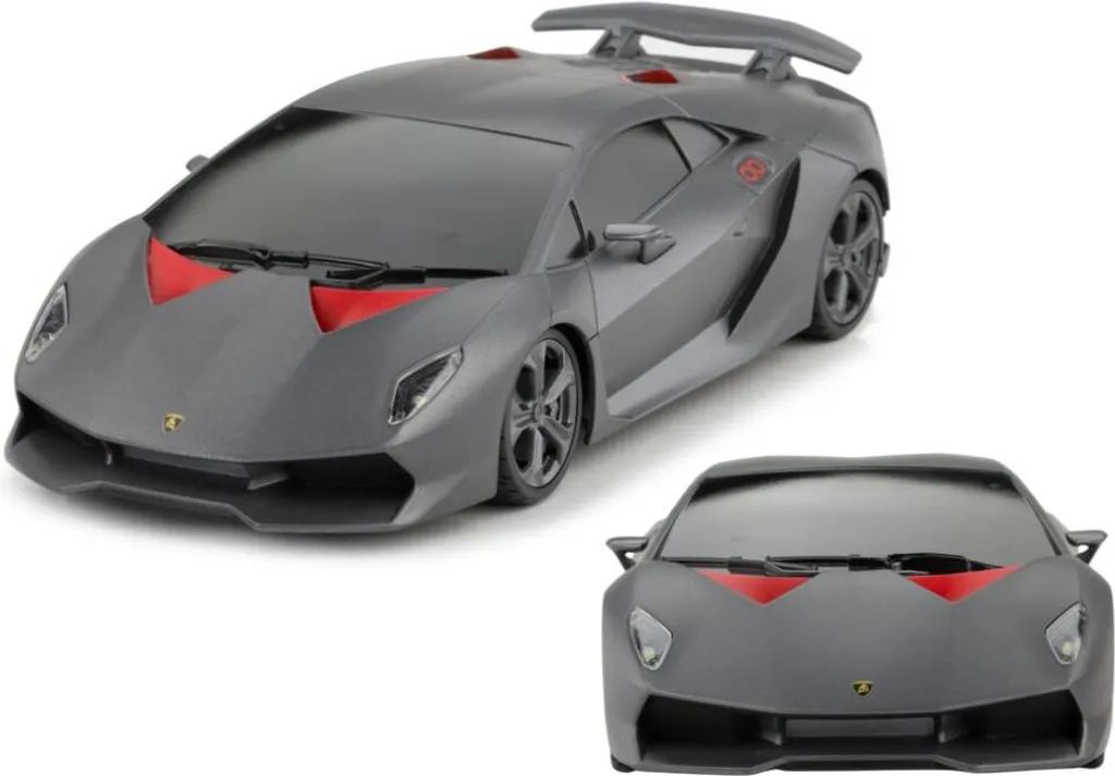 Jouet Lamborghini Sesto Elemento R/C 1:18 gris, idée cadeau enfant