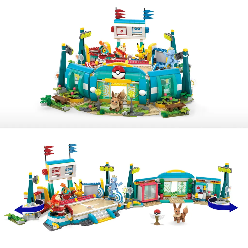 Stade d'entraînement MEGA Pokémon - Coffret de Construction Interactif - 6