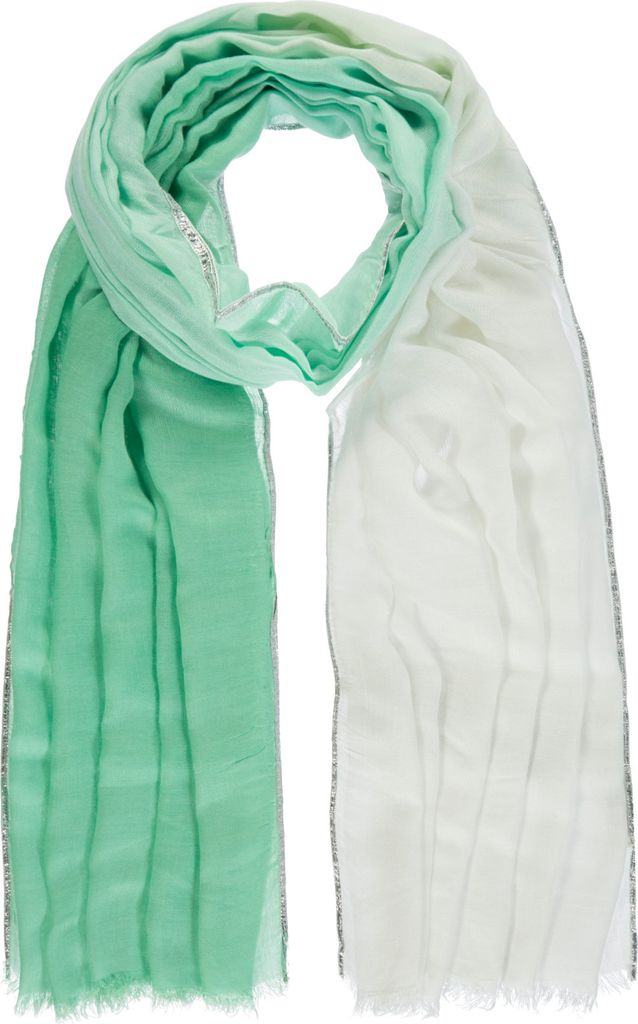 Passigatti Schal Degradé mit Silberrand, Gr. ONESIZE Produktbild 