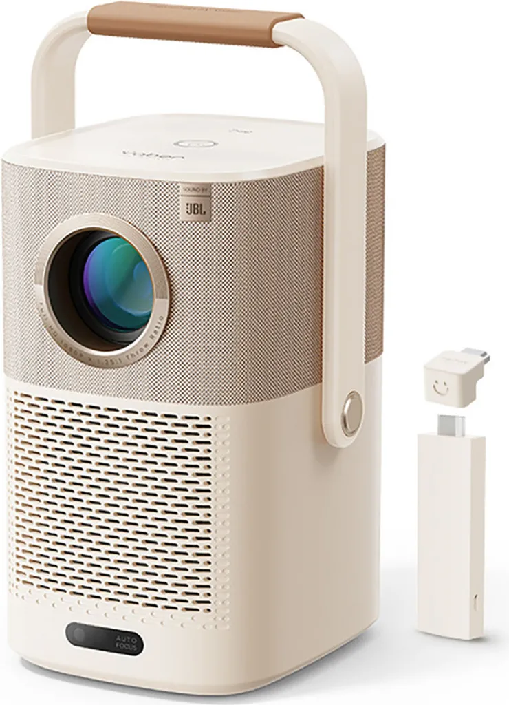 Yaber T2 Plus Vidéoprojecteur 1080p JBL Intégré Beige