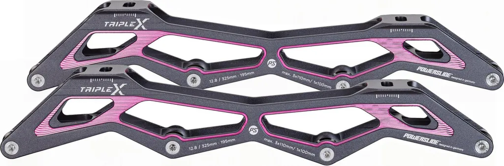 Patins à roues alignées Powerslide Triple X Hilo Argent 195 mm Race