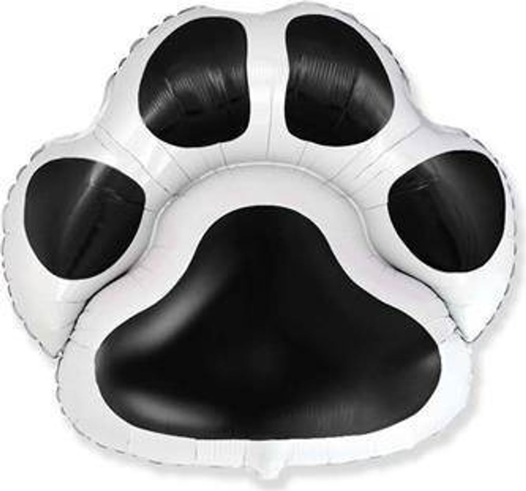 Folienballon Fx Paw Schwarz, 61cm