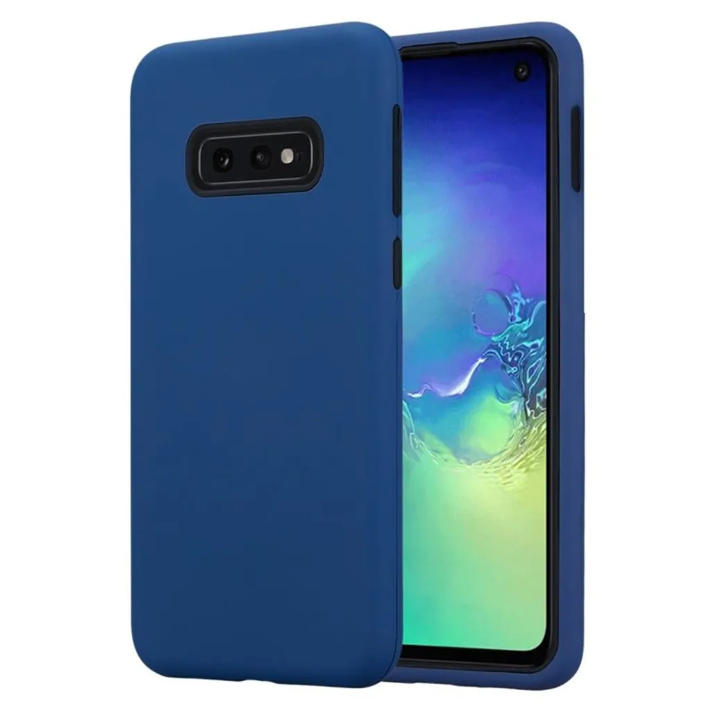 Custodia Samsung S10 4G Cadorabo Blu - Protezione Ibrida Anti-Shock
