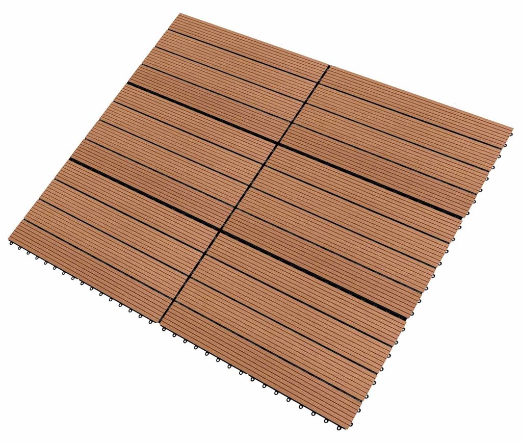 "Rabatt 2026"Terrassenfliese 6 pcs Moderne HOMMIE - langlebiges - Braun 60 x 30 cm WPC - Garten & Heimwerken GermanyMöbel65568