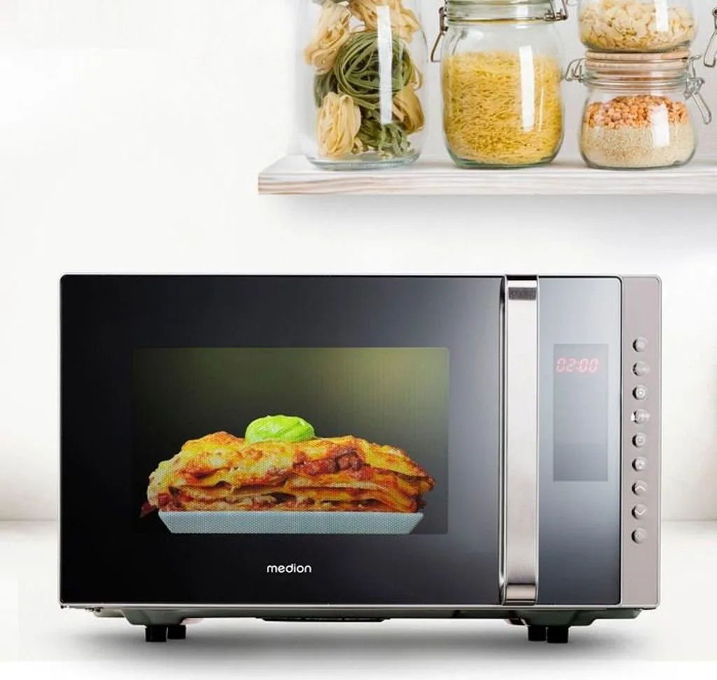 Micro-ondes Combiné Idéal pour Cuisiner, Griller et Rôtir en 23 Litres