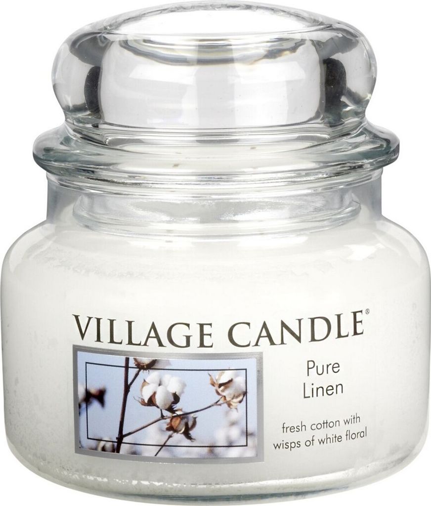 Village Candle Jar Small 254g Pure Linen