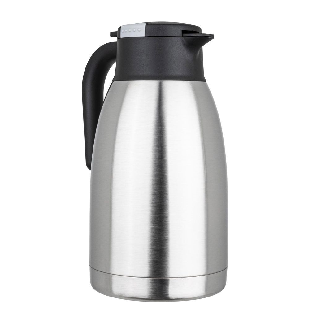 Thermoskanne Kaffeekanne Edelstahl 2 Liter Isolierkanne Produktbild 
