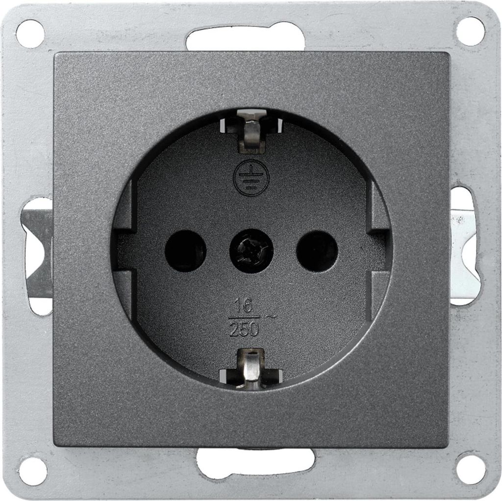 Schutzkontakt-Steckdose McPower "Flair", 250V/16A, UP, Produktbild 