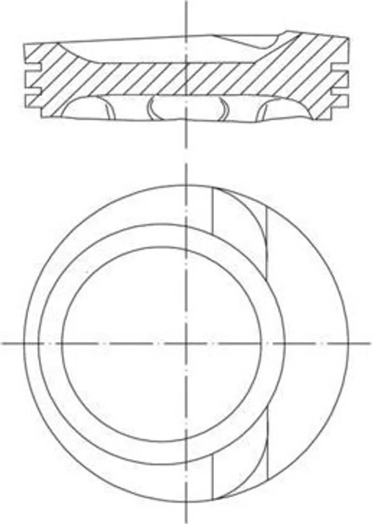 Réparer la perte de compression VW Bora 00- avec ce piston de qualité - 2