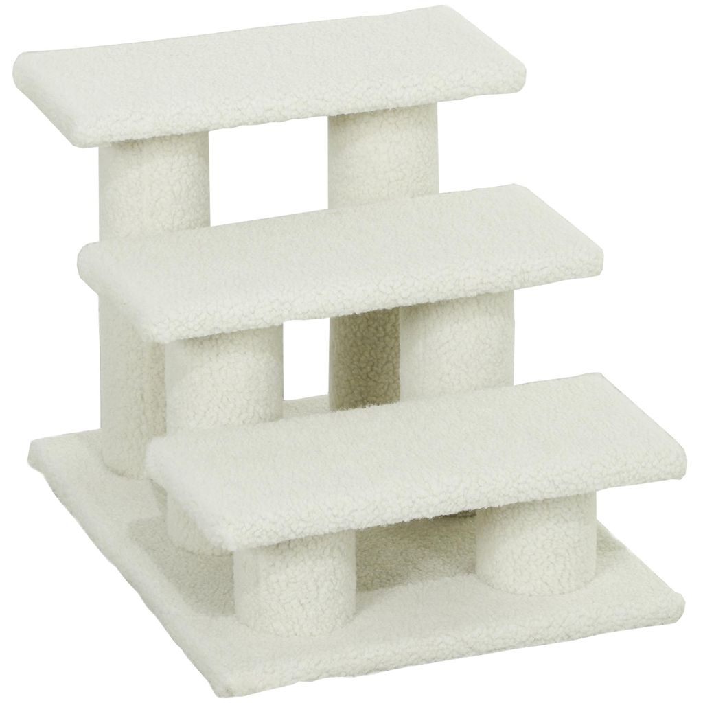 PawHut kattenladder, 3 treden, dierenladder, trap voor Productafbeelding 