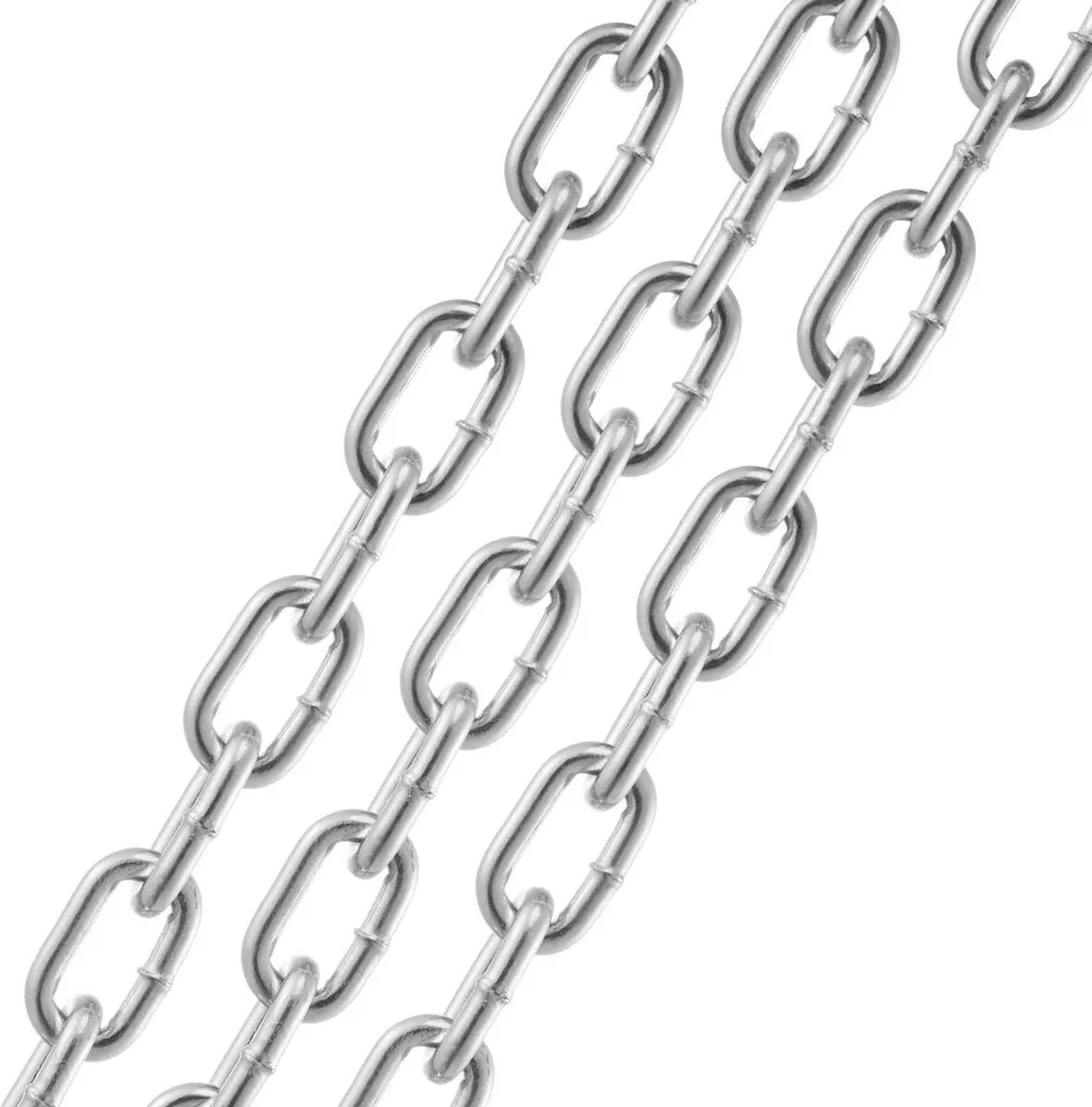 Chaîne robuste en acier zingué 5/16 po charge 1667 lb longueur 92 pi