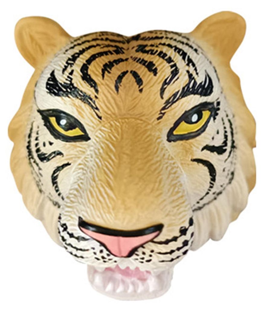 PVC-Tierkopf-Figur, Kühlschrankdekoration, Mini-Antilope, Elch, Mammut, Zebra, Hirsch, Wolf, Tigerkopf-Statue, Wandskulptur, Ornament H