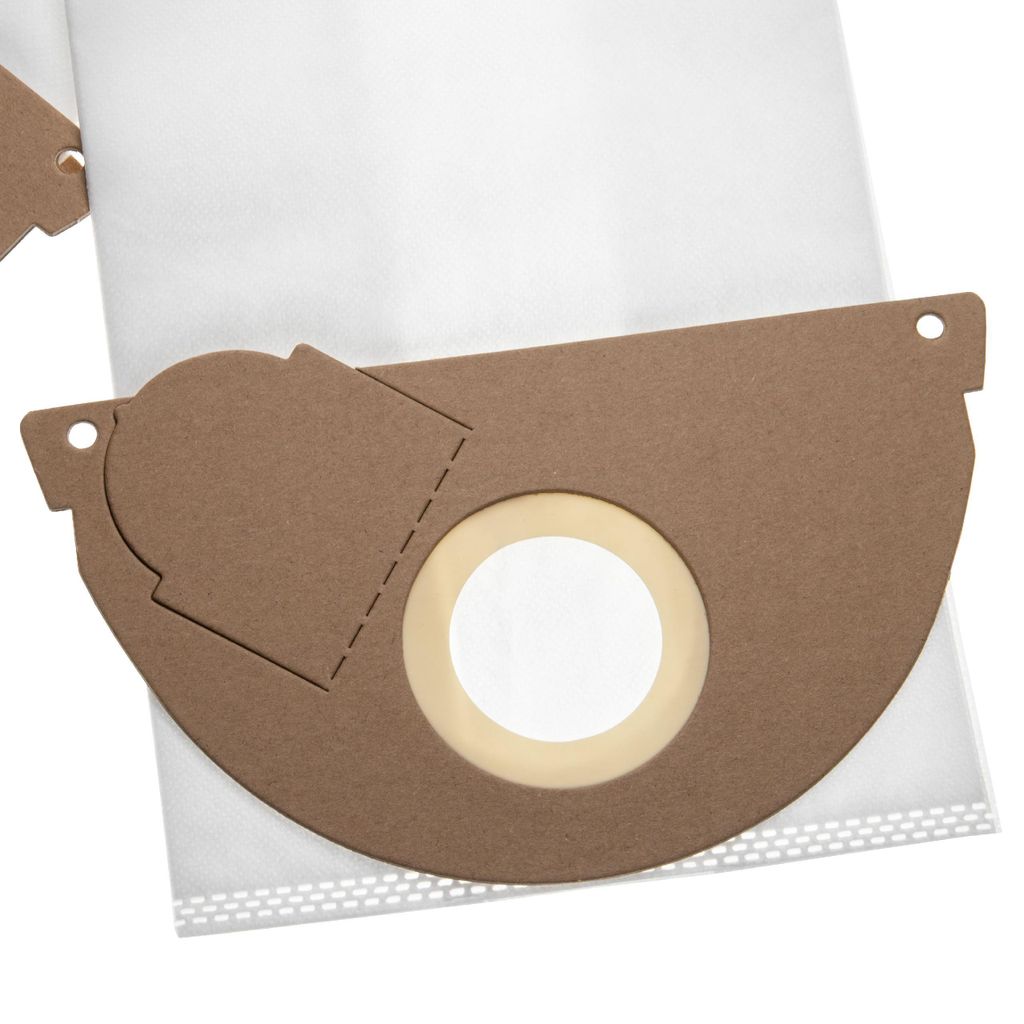 vhbw 20x Staubbeutel kompatibel mit Kärcher K 4000 TE, S 5125, S 4125 Staubsauger - 23cm x 21cm Weiß