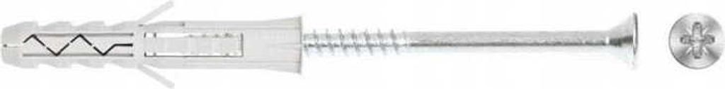 Universal-Spreizdübel mit Schraube 6x30mm 25St
