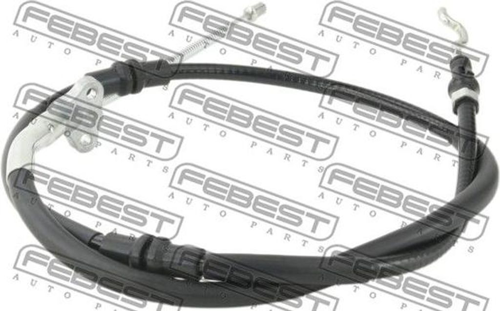 FEBEST 23100-2H Seilzug, Handbremse OE 2H0609721A kompatibel mit Amarok