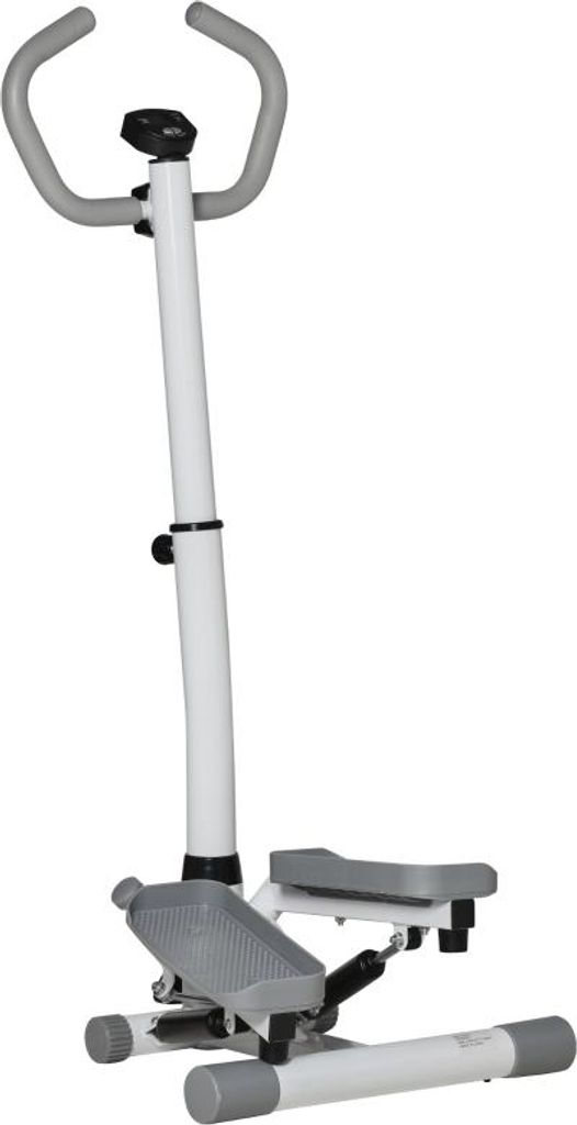 Fortuna Lai Stepper Heimtrainer für Zuhause mit LCD-Bildschirm einstellbare Geschwindigkeit Metall ABS 55 x 53 x 118-128 cm