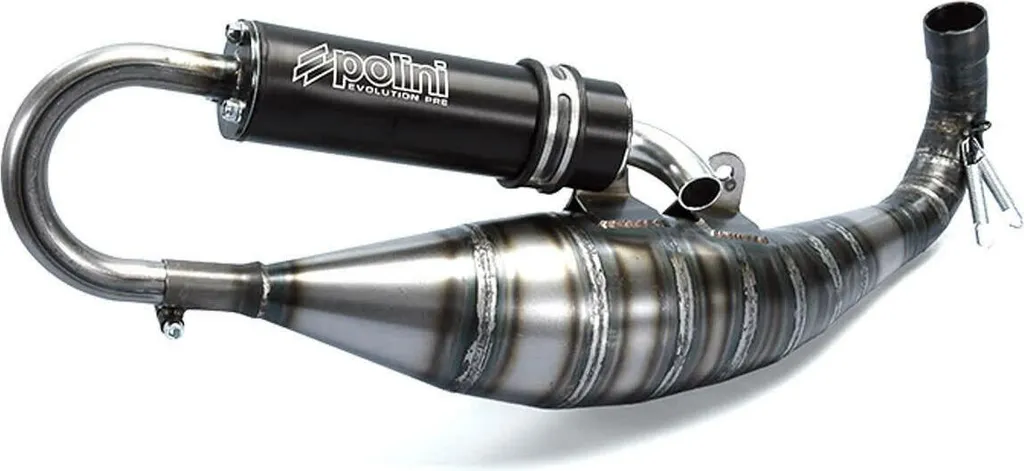 Échappement Polini pour Moteur PRE4 70cc de Compétition Circuit