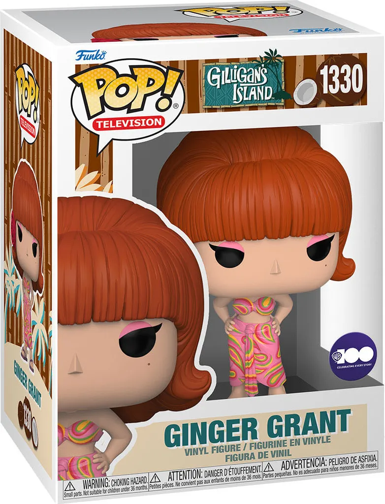 Figurine Pop L'île de Gilligan Ginger 9 cm - Vinyle de Collection TV