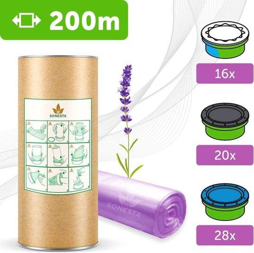 Famanu Nachfüllfolie 200 m für Windeleimer - Universelle Produktbild 