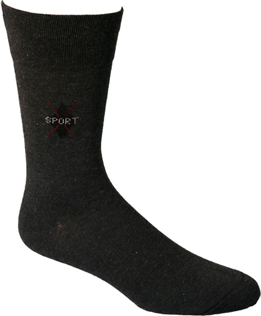 Nordpol Herrensocke "Sport" antrazit Gr. 45-47