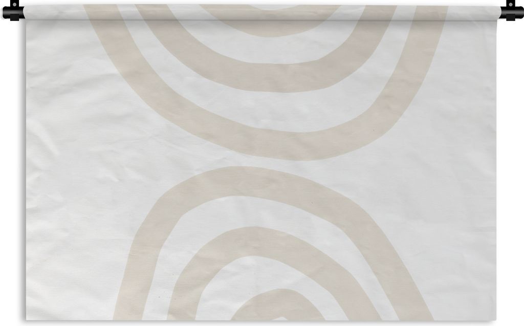 MuchoWow Wandteppich Wandbehang Regenbogen - Pastell - Design - Abstrakt 90x60 cm Tapisserie Dekoration Wandtuch - Wandskulpturen - Bildteppich