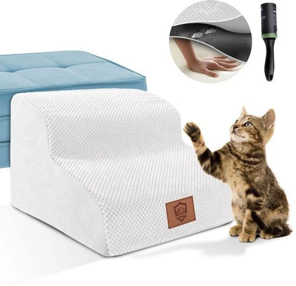 Marchepied imperméable pour petits chiens en mousse haute densité
