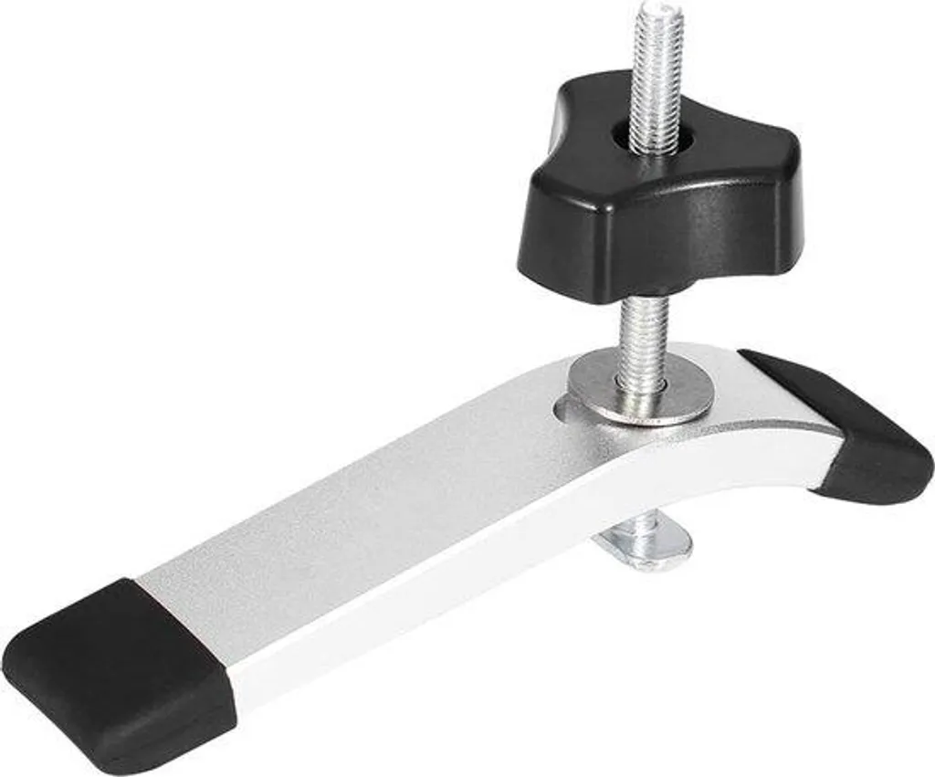 Fixation anti-glisse pour rail en T, lot de 2 mini-pinces en métal
