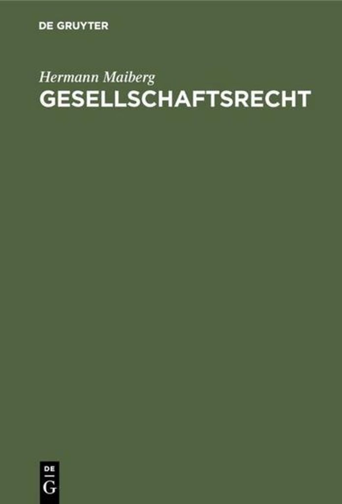 Gesellschaftsrecht