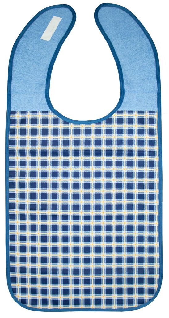 Lätzchen für Erwachsene, 45x107 cm, dunkelblau (blau), 100% Produktbild 
