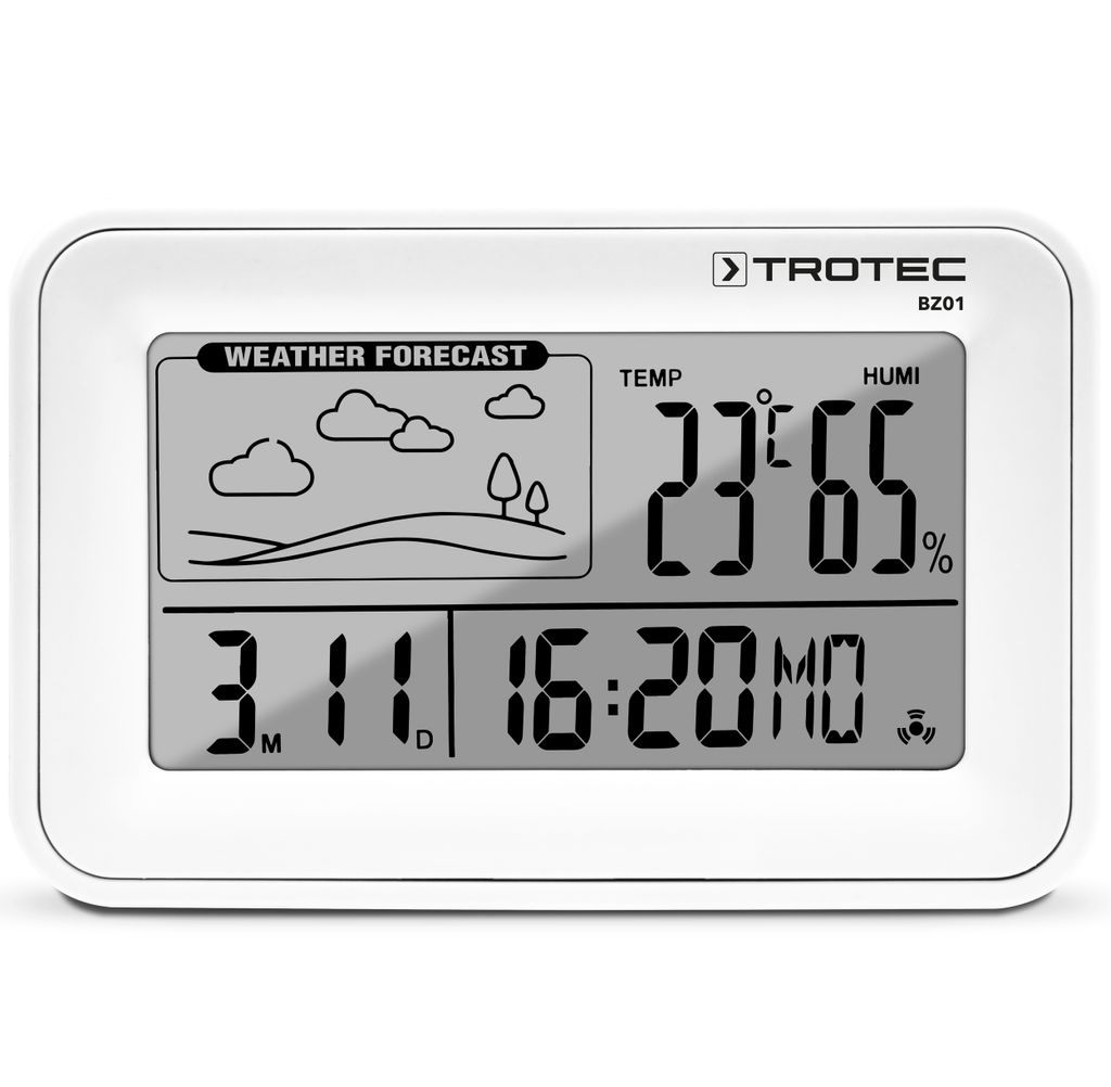 Trotec Cyfrowy budzik z stacją pogodową BZ01 Zdjęcie produktu 