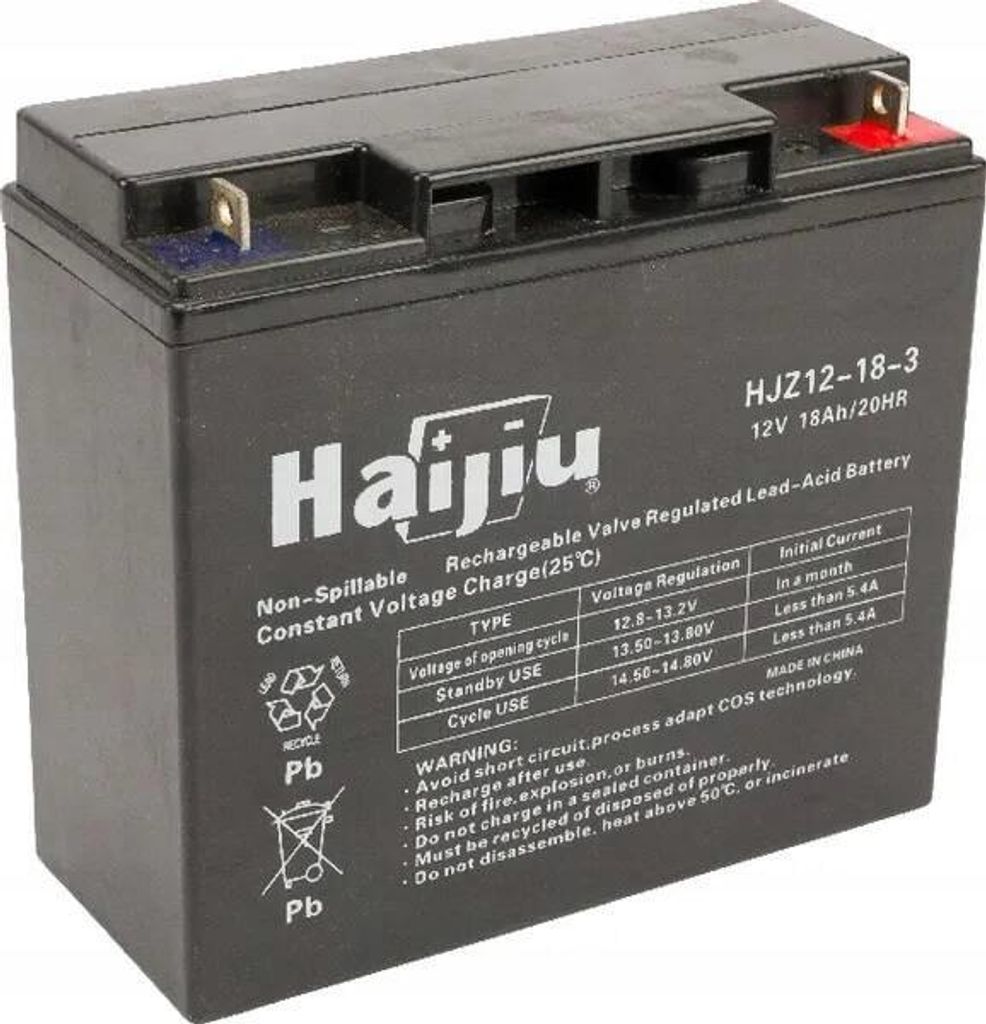 Batterie 12V/18AH Gel 118120068/0 Produktbild 