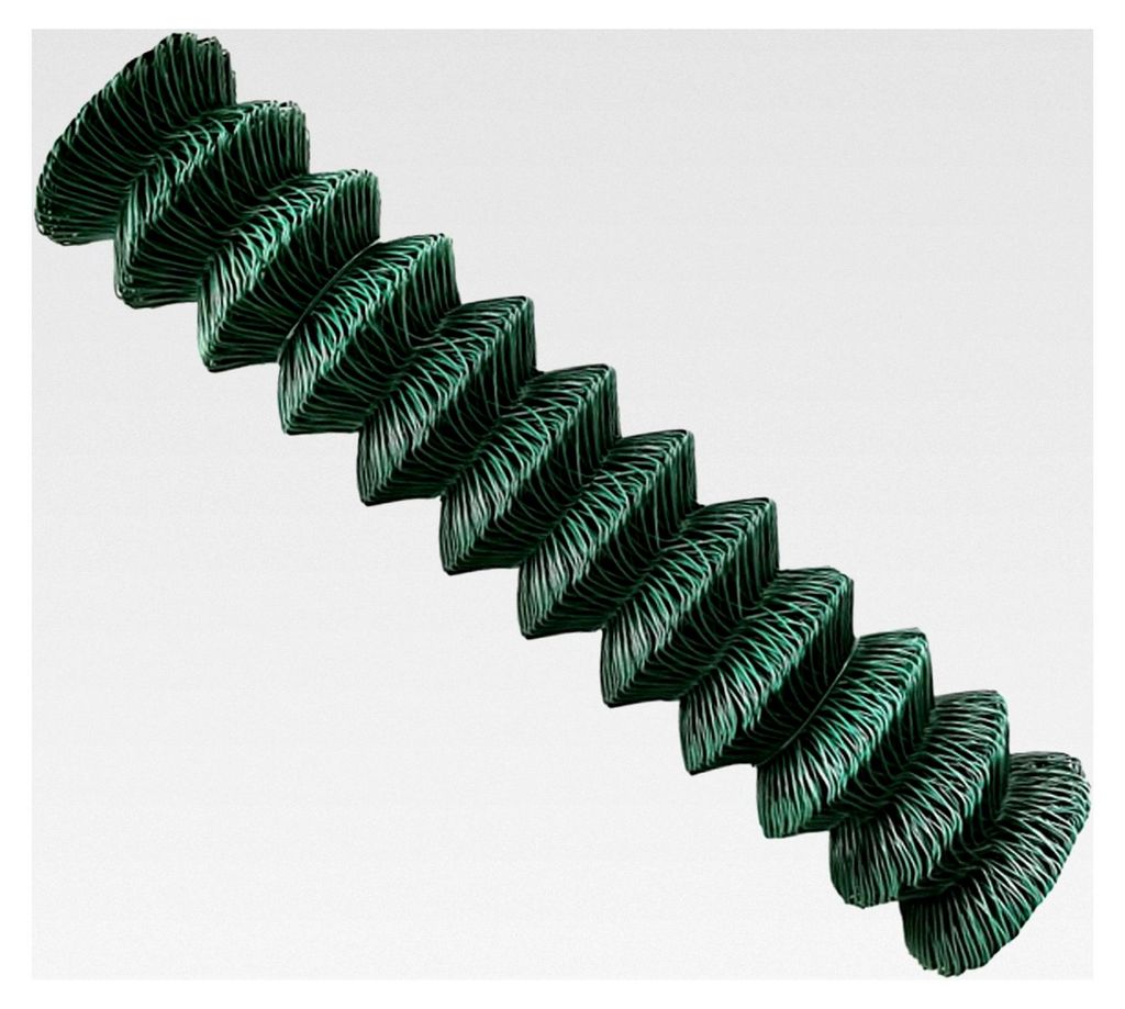 Maschendrahtzaun 125 cm Höhe 25 m Länge Gartenzaun Drahtgitter Rolle
