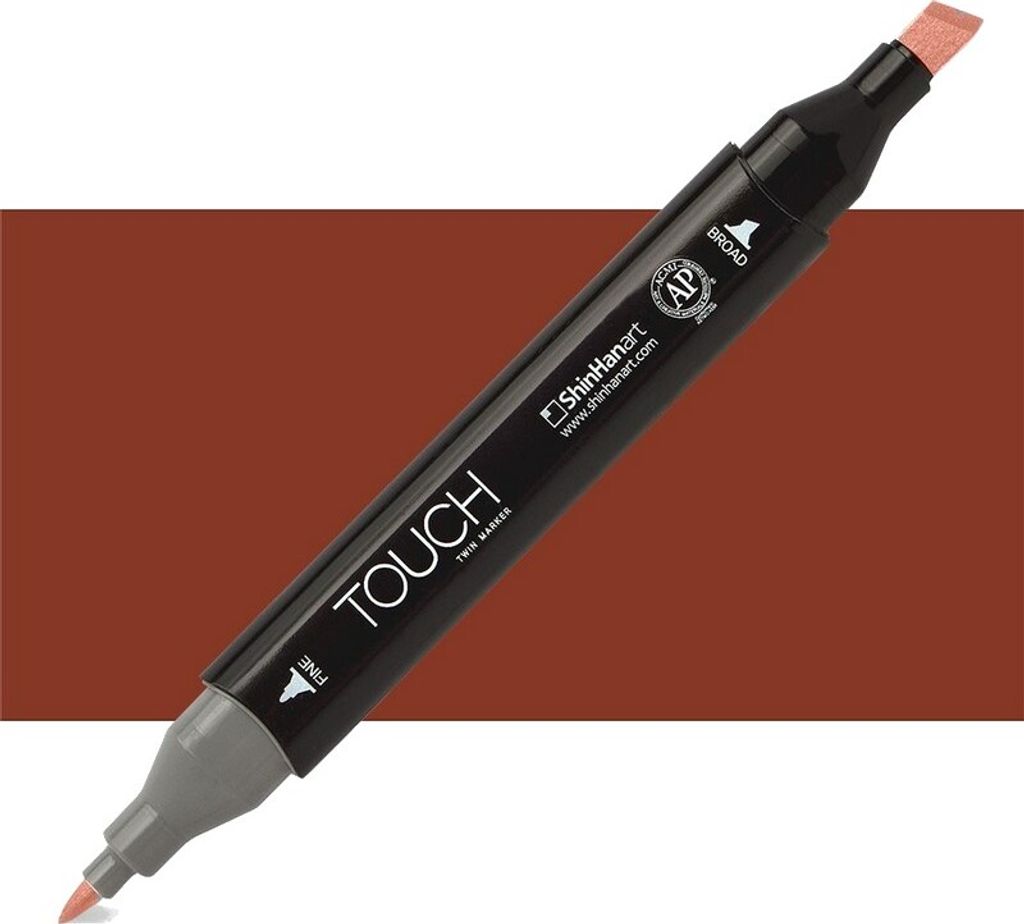Marcatore alcolico bifacciale TOUCH, BR94 Marrone mattone Immagine del prodotto 