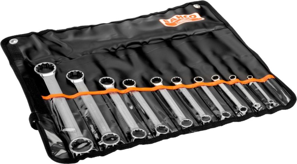 Bahco Satz flacher Doppelringschlüssel - 10 Stück/Tasche
