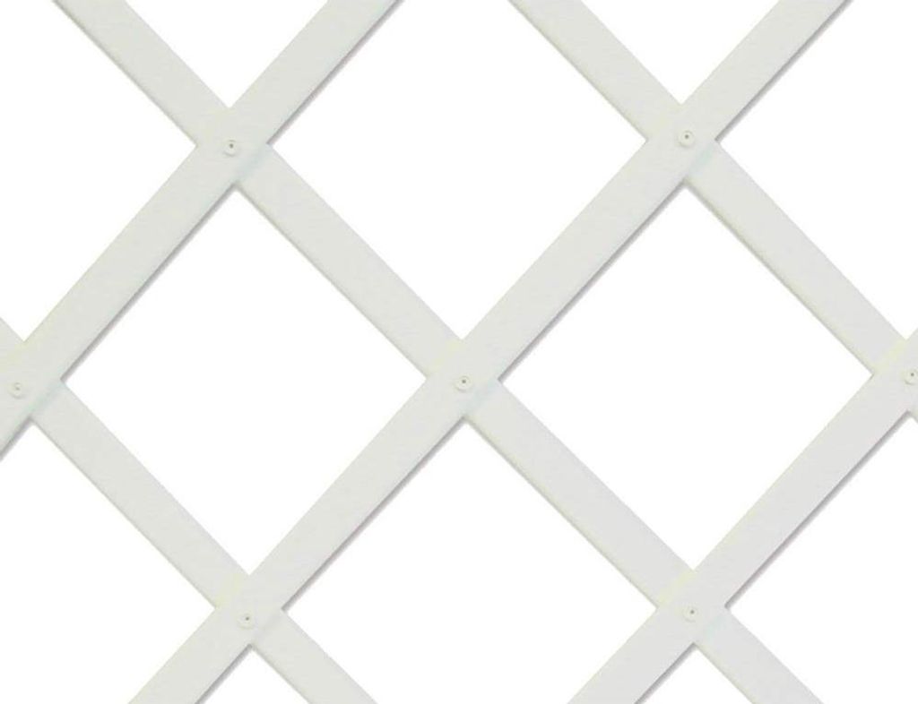 Treillis extensible en PVC 0,5 x 1,5 m blanc TREILLIFLEX Image du produit 