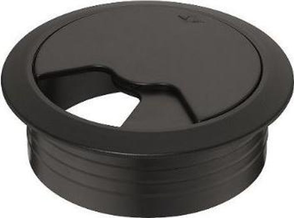 Schwenkbare Kabeldurchführung Ø 60mm HAFELE - Schwarz - 428.96.302