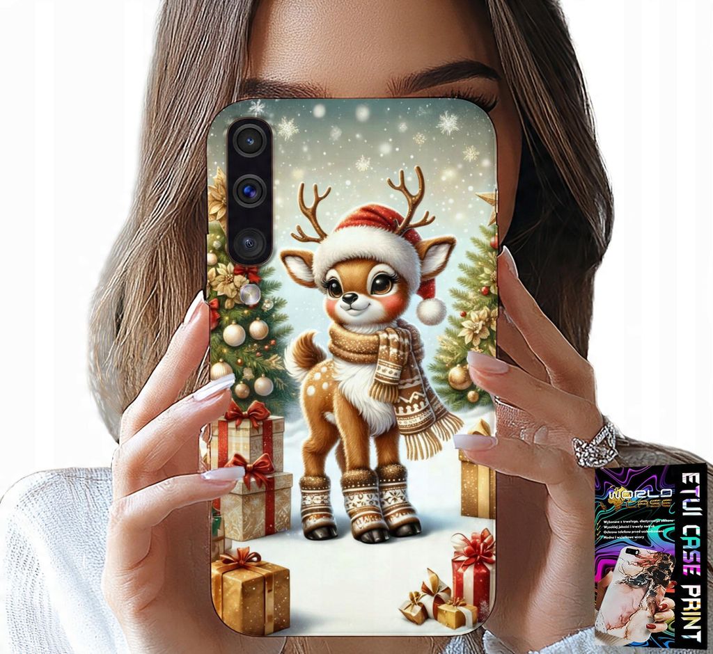Etui Für Samsung A50 / A30S - Rentier, Weihnachtliche Motive + Glas