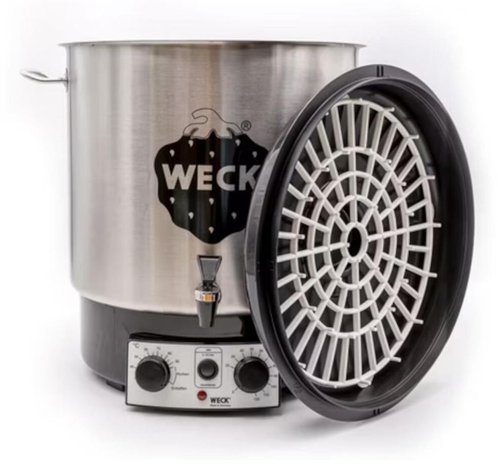 WECK Einkochautomat Edelstahl / Kunststoff 30 l, Ø 35 cm