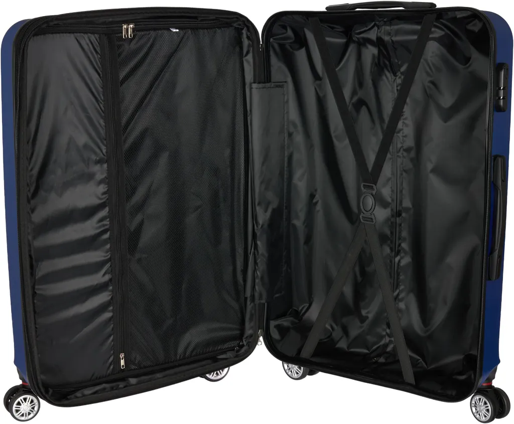 Valise rigide 4 roues silencieuses 76 cm BRUBAKER avec serrure à code