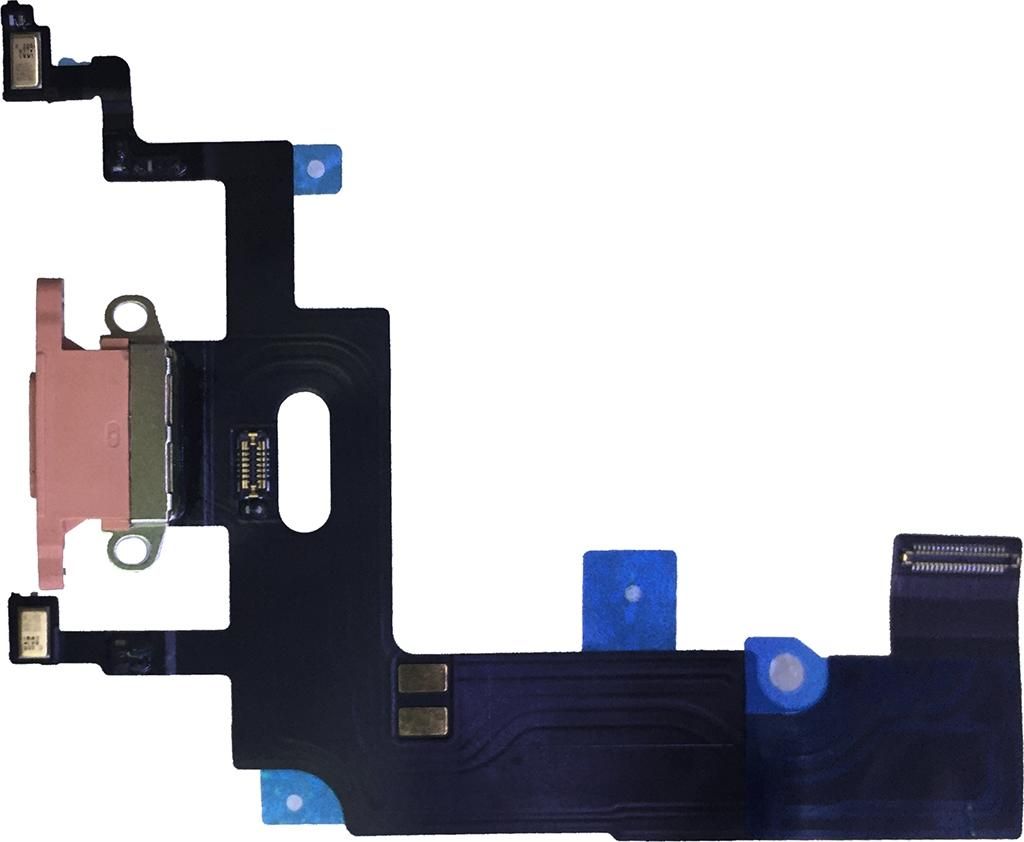 Dock Charger Ladebuchse für Apple iPhone XR 6.1 Pink Ersatz Reparatur Zubehör