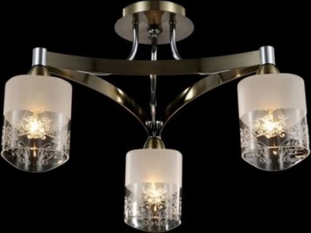 Grand Lustre Suspendu Chrome et Bronze pour Salle à Manger Luxe