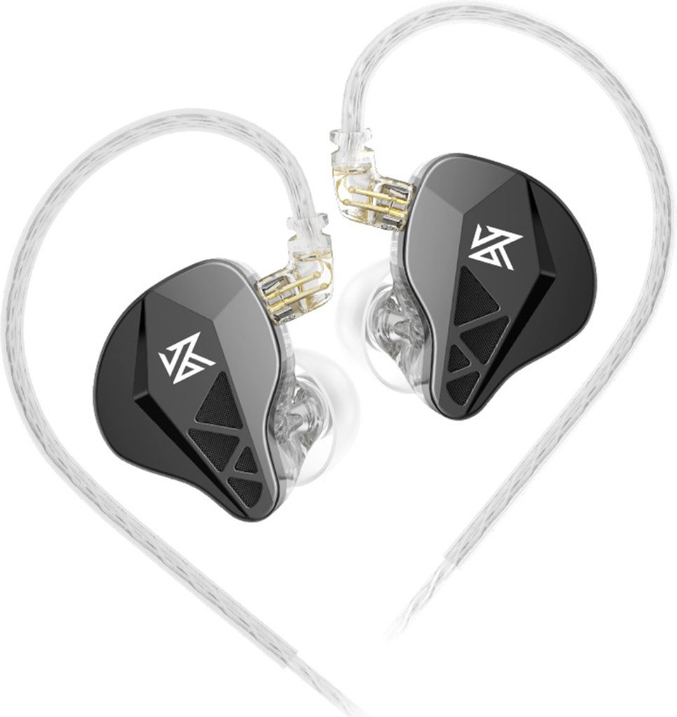 KZ-EDXS Kabelgebundener In-Ear-Kopfhörer, ergonomischer tiefer Bass, 3,5 mm dynamische Leitungssteuerung, HiFi-Sound, Handy-Ohrhörer, Kopfhörer,...