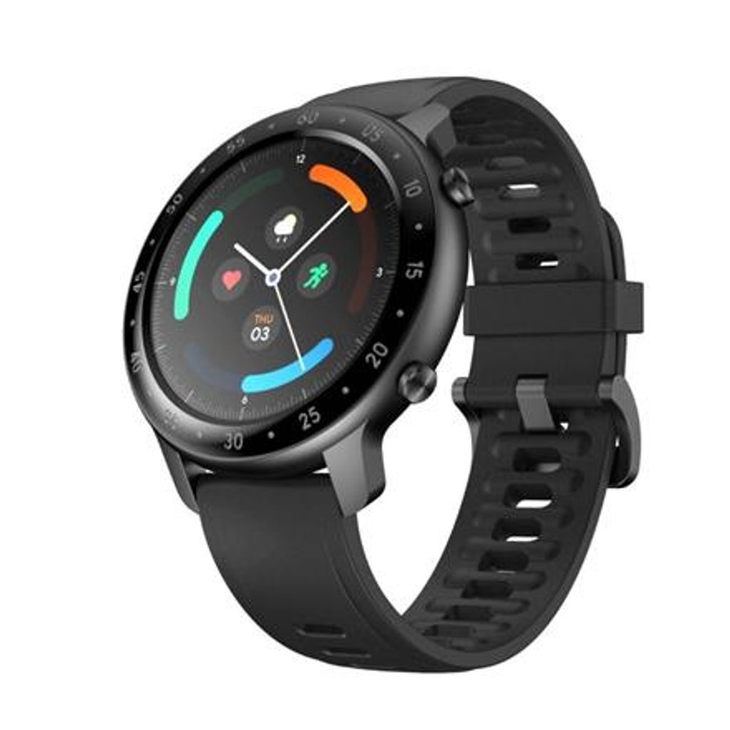 TicWatch GTX Smartwatch, TFT, Touchscreen, Pulsmesser, Aktivitätsüberwachung 24/7, Wasserdicht, Bluetooth, Schwarz