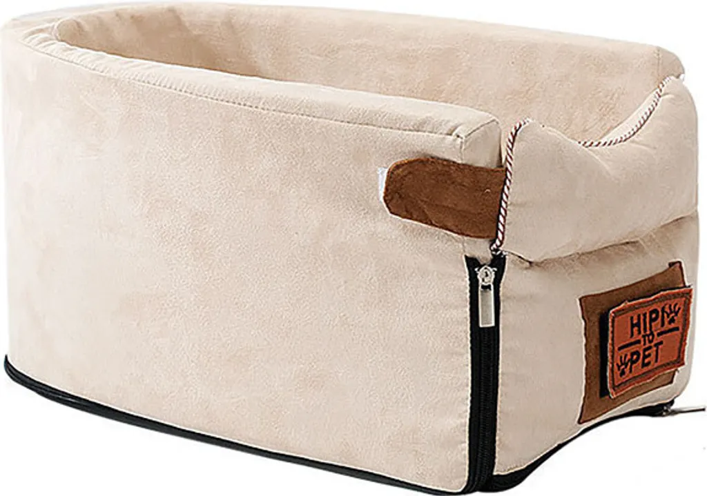 Panier de Sécurité Voiture pour Petit Chien avec Sangles Ajustables