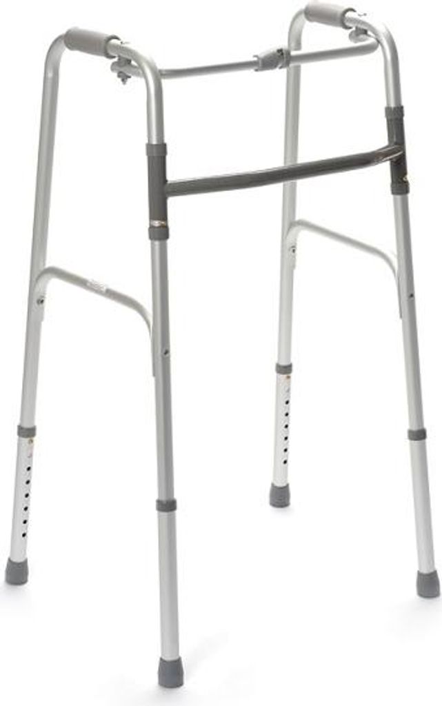 Drive Medical Gehgestell zusammenklappbar, silbergrau Produktbild 