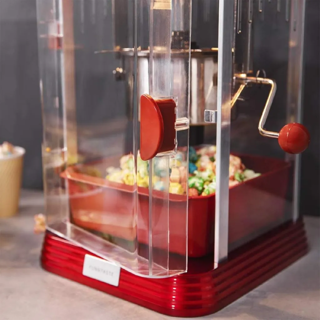 Machine Pop-Corn sans Huile 1200W Cecotec Rouge : Cuisson Rapide 2 min - 5