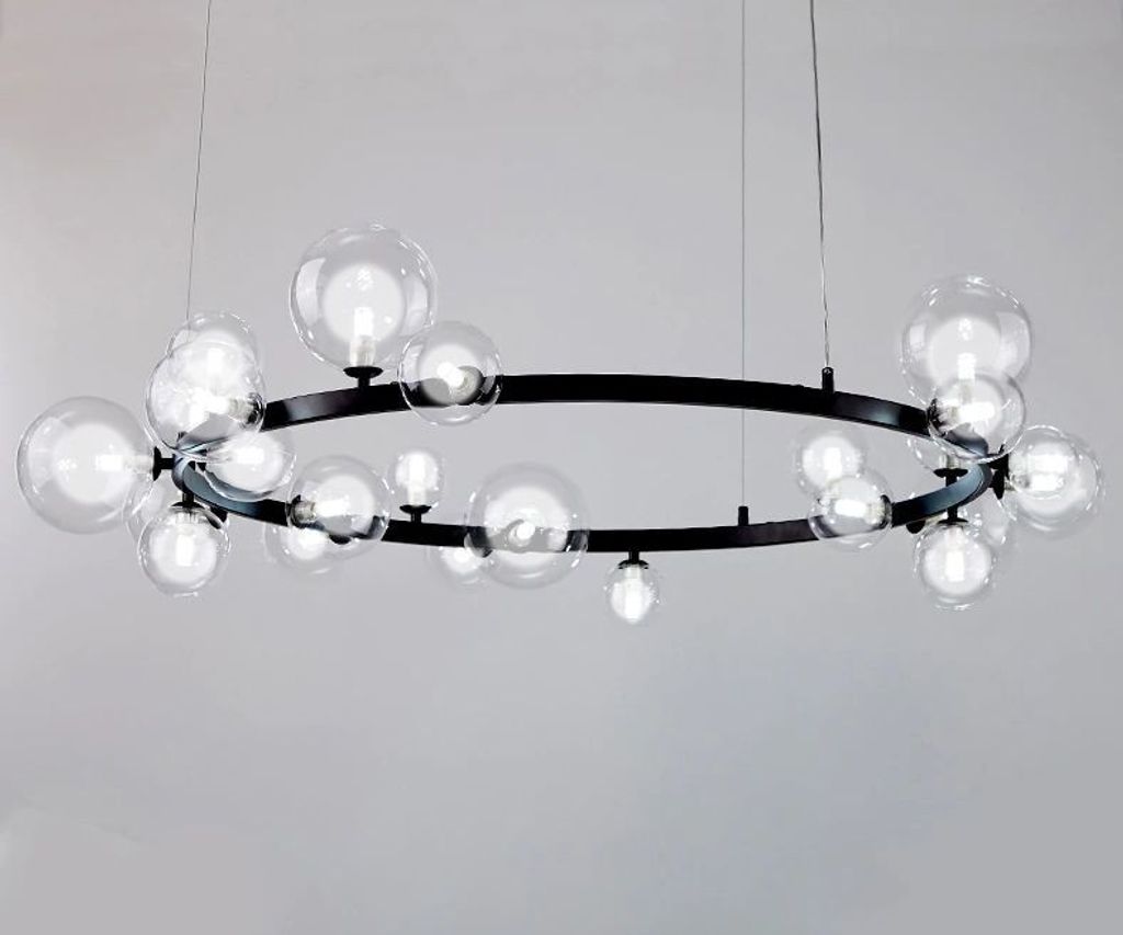 Toolight Pendellampe App906-15Cp Modern Kugel Schwarz Produktbild 5